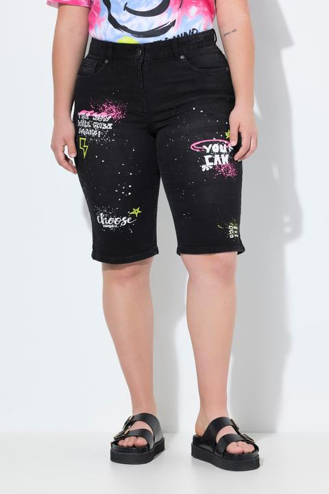 Produktbild Angel of Style Jeans-Bermuda, gerades Bein, Print (58)