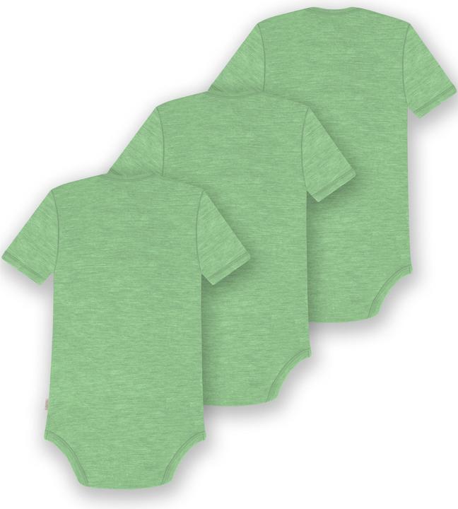 Immagine prodotto Normani Set di 3 body baby in merino a maniche corte "Tauranga" - 9291 (56)