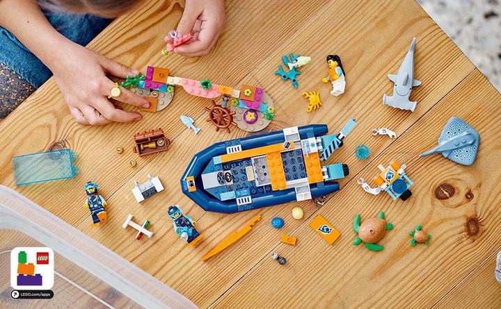 Produktbild LEGO Meeresforscher-Boot (60377, LEGO City)