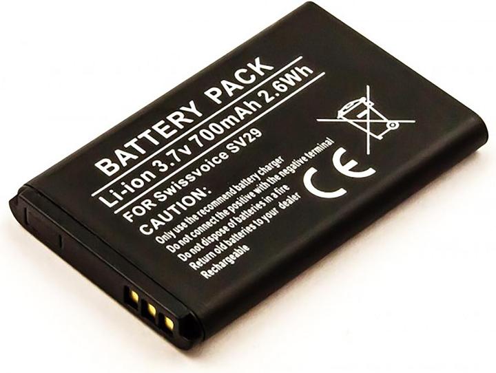 Produktbild AGI Akku kompatibel mit Swisstone BBM 610 - Akku - 1.050 mAh