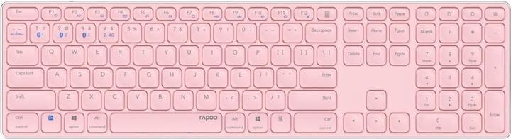 Productafbeelding Rapoo E9800M MULTI-MODE WL TOETSENBORD PK (NL, Draadloze)