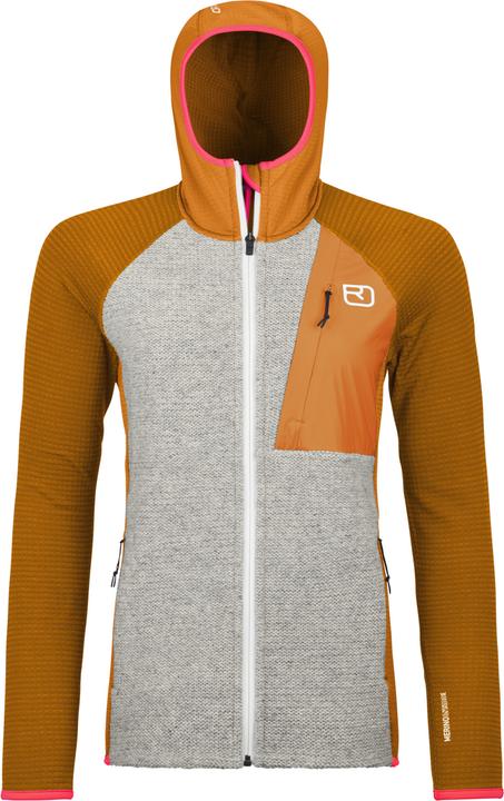 Ortovox Women's Fleece Grid Plus Classic Knit Hoody