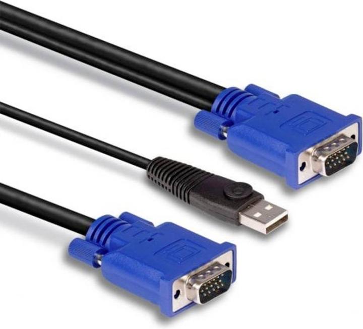 Immagine prodotto Lindy Cavo combinato KVM e USB Cavo combinato KVM VGA da 3 m con USB
