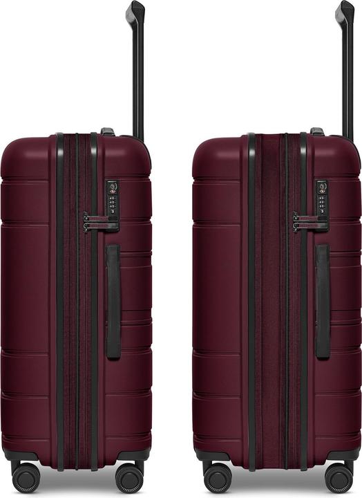 Produktbild Redolz Essentials 11 4 Rollen Kofferset 3-teilig mit Dehnfalte (240 l, XL (ab 115l))