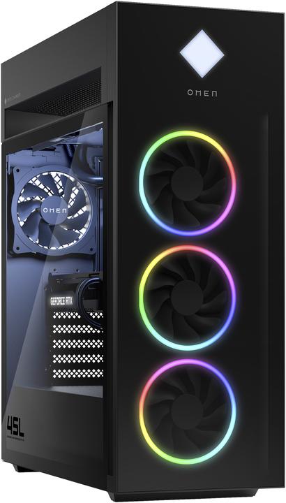 Actual product image HP OMEN® 45L by (GT22-0076no) - Intel® Core™ i7-12700K / 3.6 GHz - RAM 16 GB - 1 TB SSD NVMe + 1 TB (Intel Core i7-12700K, 16 GB, 1000 GB, GeForce RTX 3070 Ti)