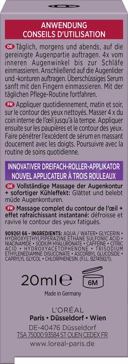 Valori nutrizionali e ingredienti L'Oréal Paris Filler Revitalift (Siero, 20 ml)