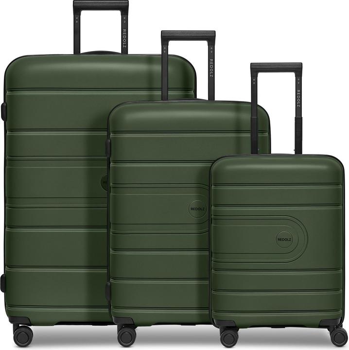 Produktbild Redolz Essentials 11 4 Rollen Kofferset 3-teilig mit Dehnfalte (240 l, XL (ab 115l))