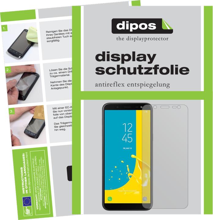 Actual product image Dipos Screen Protector Anti-Glare (2 Piece, Samsung Galaxy J6 (2018))