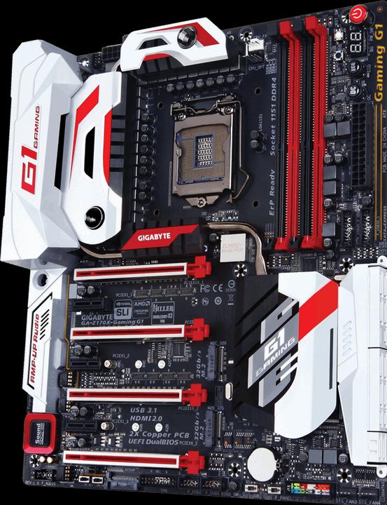 Produktbild Gigabyte Ga-Z170x-Gaming G1 (LGA 1151, Intel Z170, E-ATX)
