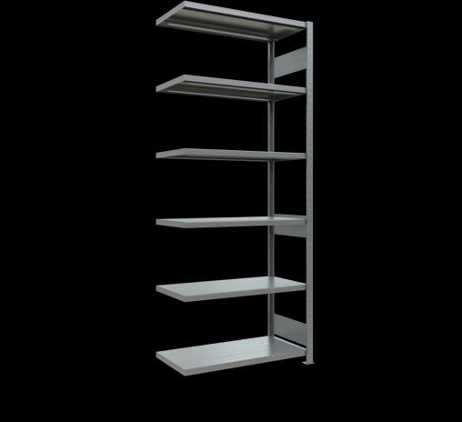 Stecksystem Anbauregal MULTIplus250 mit Längenriegel