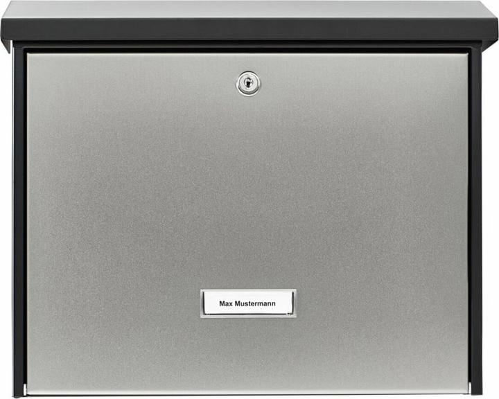 Produktbild Burg Wächter Briefkästen London 6867 black&steel