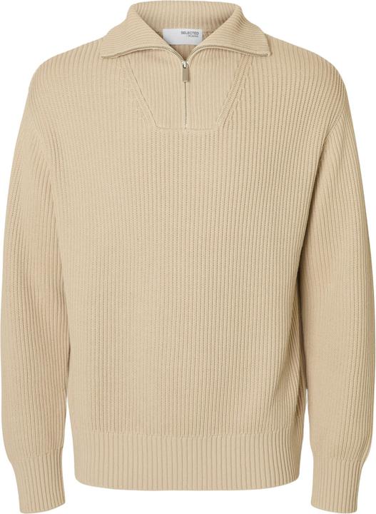 Immagine prodotto Selected Homme Maglia con mezza zip in 100% cotone (S)