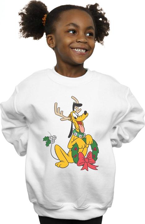 Produktbild Disney Pluto Christmas Reindeer Sweatshirt Mädchen (152, 158)