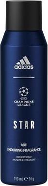 Produktbild adidas UEFA Star Edition Deo Body Spray Deodorant Spray für Männer Vegane Formel 150ml (150 ml)