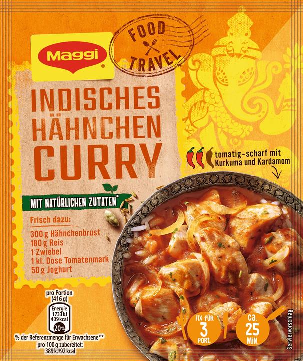 Produktbild Maggi Indisches Hähnchen Curry (36 g)
