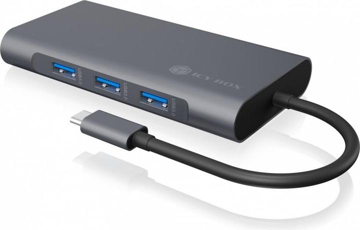 Image du produit Icy Box IB-DK4040-CPD - Mini-dock PD USB de type C (USB-C, 10 Ports)