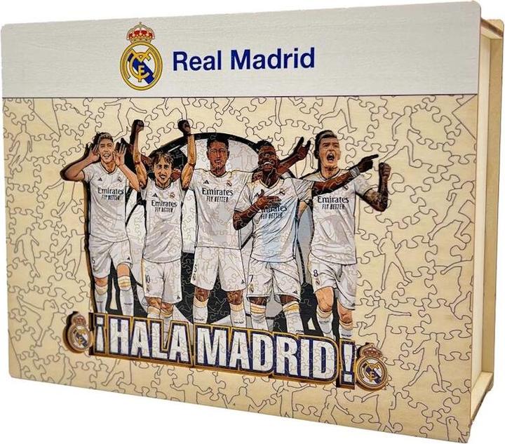 Iconic Real Madrid CF - 5 Spieler - Holz Puzzle Grösse L (500 Teile) (500 Teile)