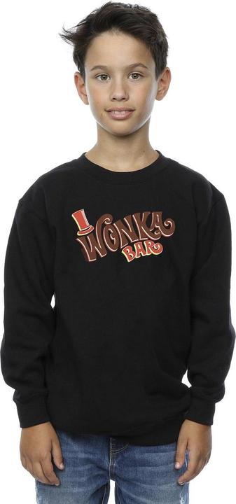 Produktbild Willy Wonka & the Chocolate Factory Bar Logo Sweatshirt Jungen (104)