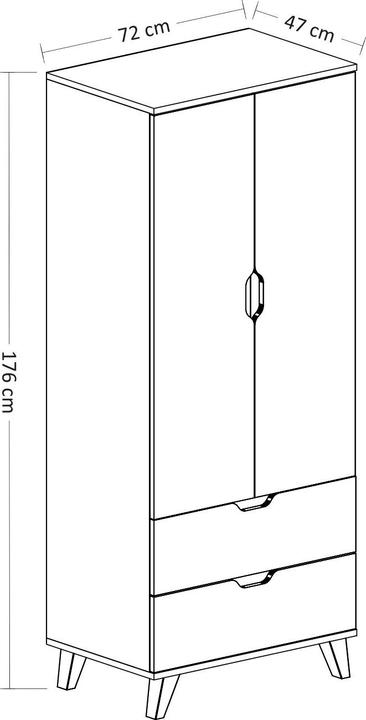 Produktbild Homitis Marianna (100 x 69 x 200 cm)