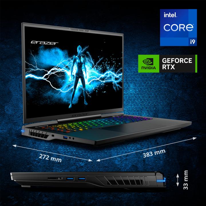 Actual product image Medion Erazer Beast X40 i9 32 N W11H 30035230 (17.01", Intel Core i9-13900HX, 64 GB, 2000 GB, DE)