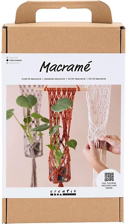 Produktbild Creativ Company Bastelset Mini Macramé Blumenaufhänger