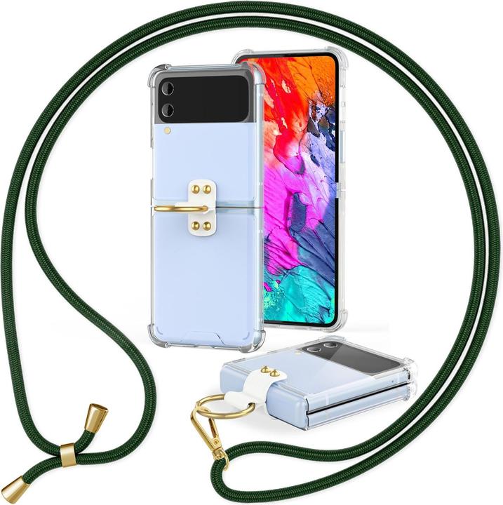 Actual product image Nalia Clear hard cover with chain to hang around the neck