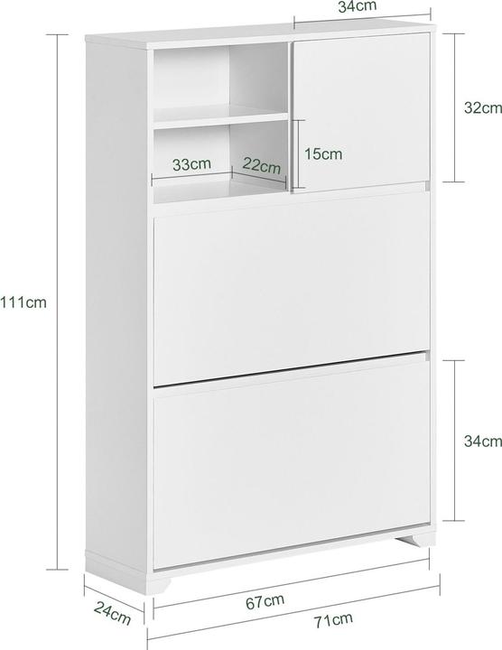 Produktbild SoBuy Stanley (72 x 111 x 24 cm)
