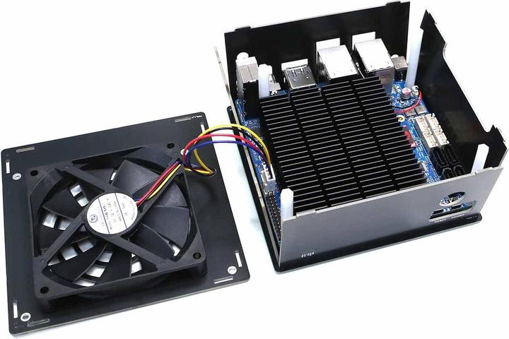 Immagine prodotto Odroid Ventola di raffreddamento CC da 92 x 92 x 15 mm con PWM, sensore di velocità per il case H4