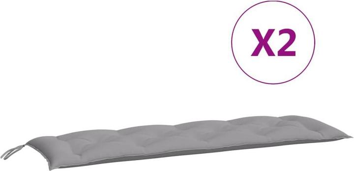 Produktbild VidaXL Gartenbank-Auflagen 2 Stk. O x ford-Gewebe (150 x 50 x 7 cm)