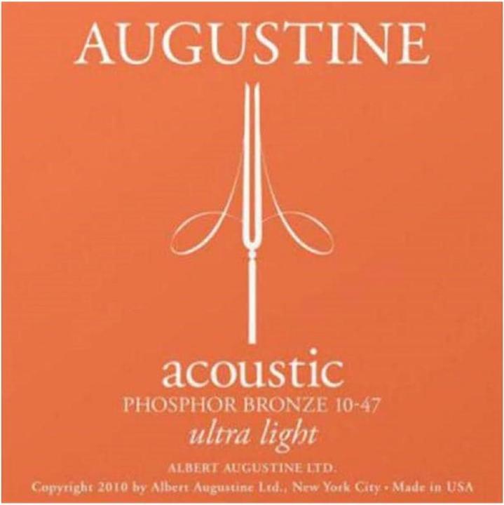 Immagine prodotto Augustine Bronzo fosforoso ultraleggero 10-47 (6 x, Chitarra, 0.05")