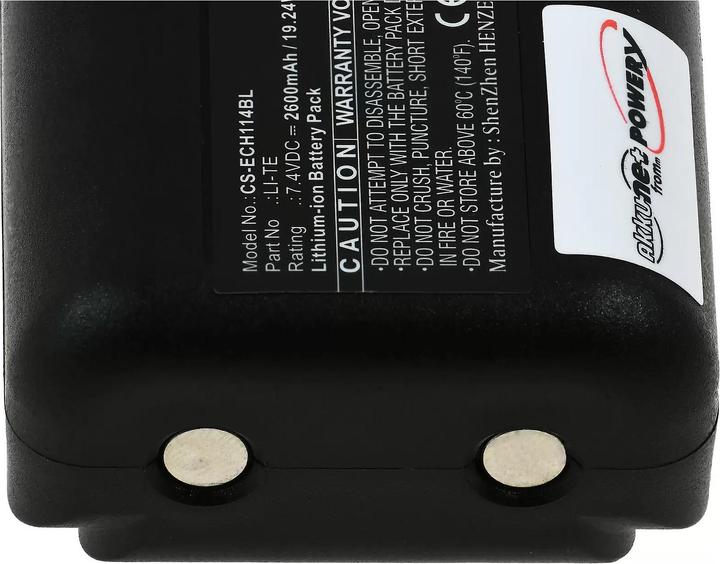 Immagine prodotto AccuCell Akku passend für Kransteuerung ELCA BRAVO-M / MIRAGE-M / Typ LI-TE - 7,4V - 2600 mAh (7.40 V, 2600 mAh)