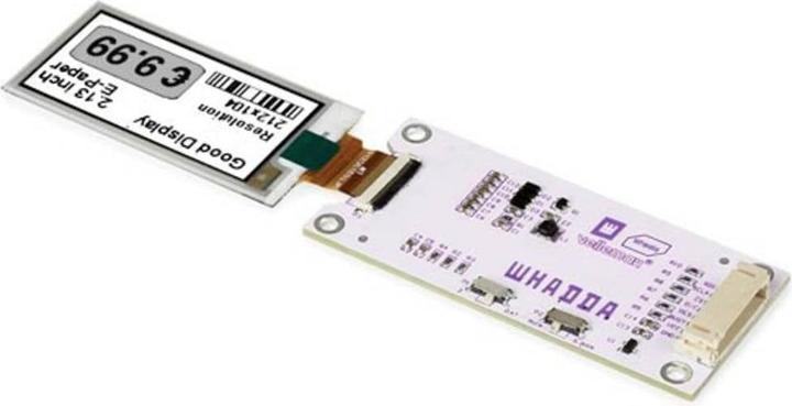 Actual product image Whadda 2.13 inch E Ink Display Module