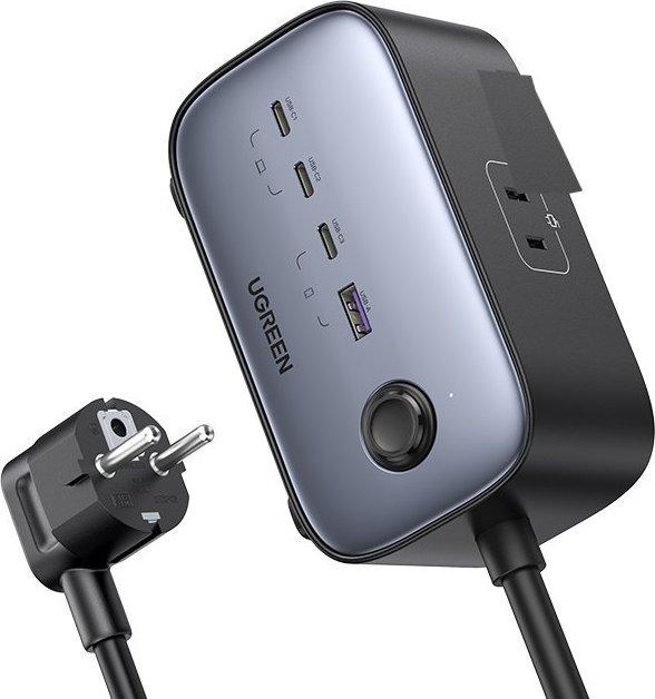 Actual product image Ugreen Cube CD268 (3 x, CEE 7/4, USB-A, USB-C, 1.80 m)