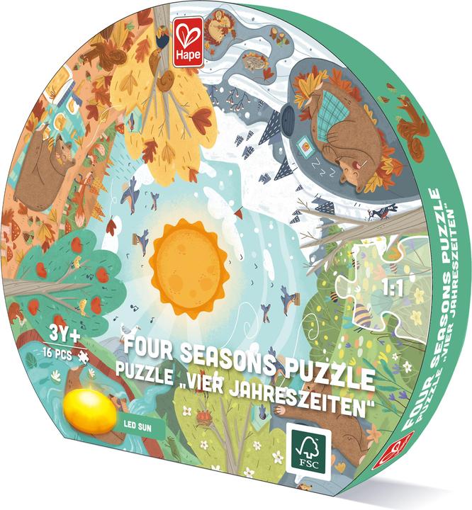 Image du produit Hape Puzzle Quatre saisons (16 pièces)