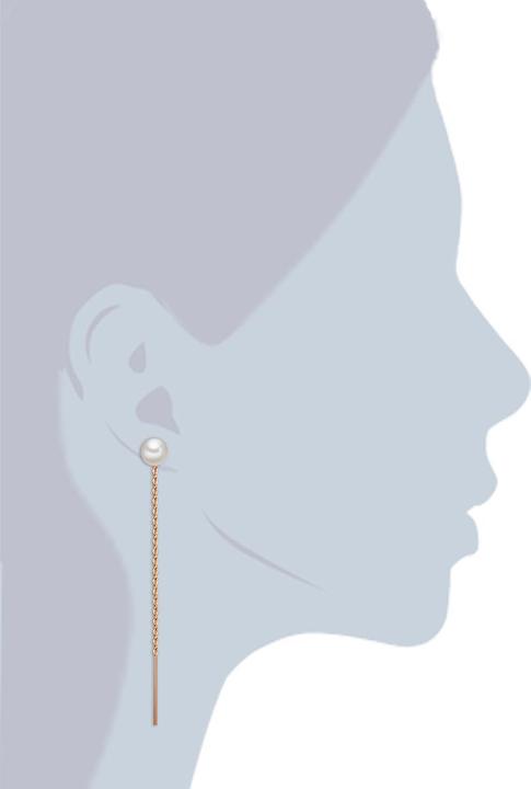 Immagine prodotto Valero Pearls Perle d'acqua dolce d'argento da donna coltivate in oro rosa - 24447 (Argento 925)