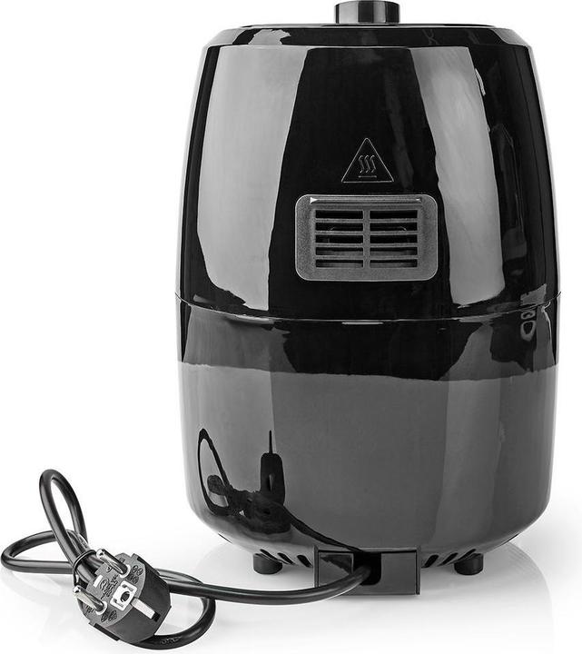 Produktbild Nedis Heissluft Friteuse | 2.4 l | Timer: 30 min | Analog | Aluminium / Schwarz (EU-Stecker)