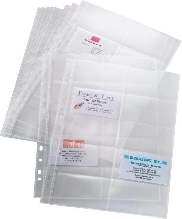 Produktbild Sigel Hüllen für Visitenkarten-Ringbücher (A8)
