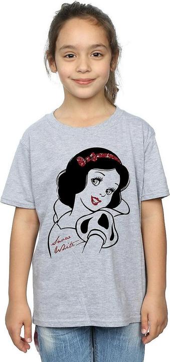 Snow White Mädchen Glitzer TShirt (116)
