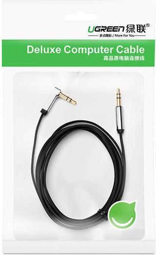 Produktbild Ugreen AUX-Audiokabel 3,5 mm Miniklinke 0,5 m schwarz (AV119 10596) (0.50 m)
