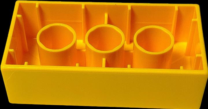 Actual product image LEGO Duplo 2x4 Bricks Yellow - 250 pieces - Basic Building Blocks Yellow 3011 NEW (3011)