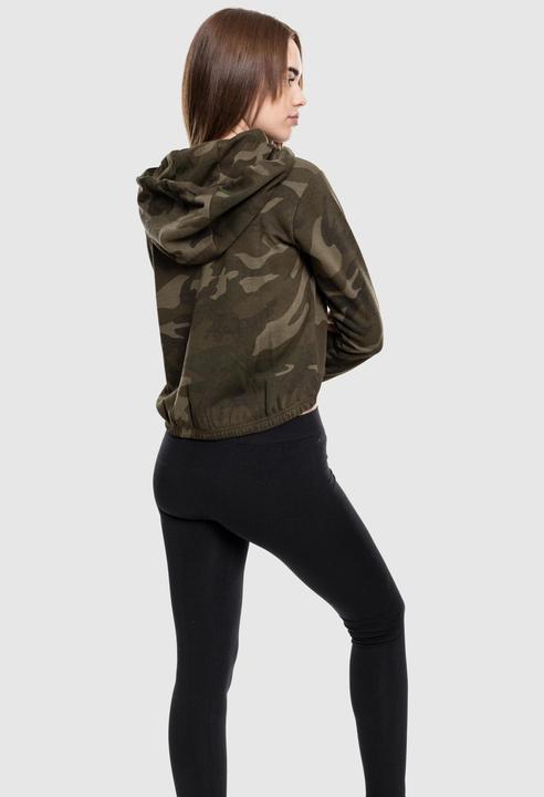 Actual product image Urban Classics Ladies Camo Cropped Hoody (M)