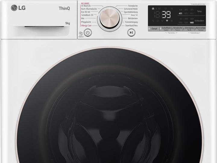 Image du produit LG F4WR709G (9 kg, Gauche)