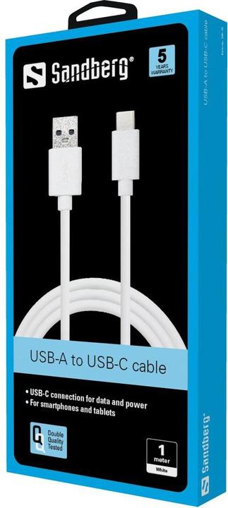 Produktbild Sandberg USB-C-Kabel (1 m, USB 3.0)