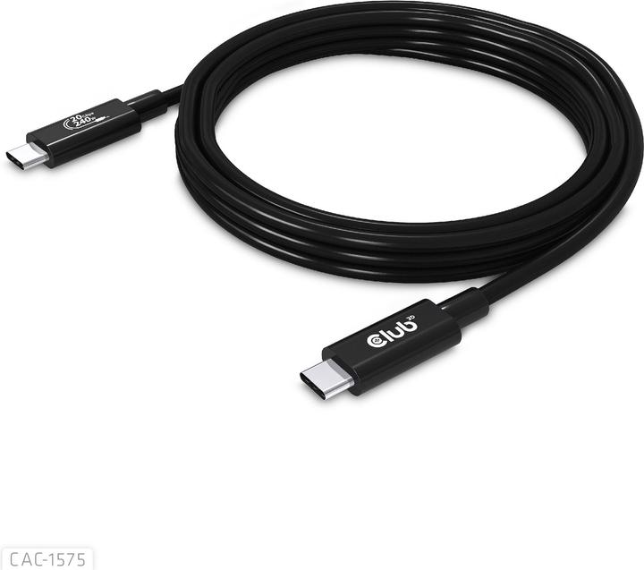 Produktbild Club 3D USB C – USB C (2 m, USB 4.0, 240 W)