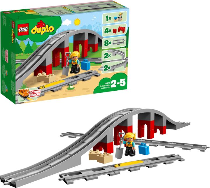 Immagine prodotto LEGO Ponte ferroviario e binari (10872)