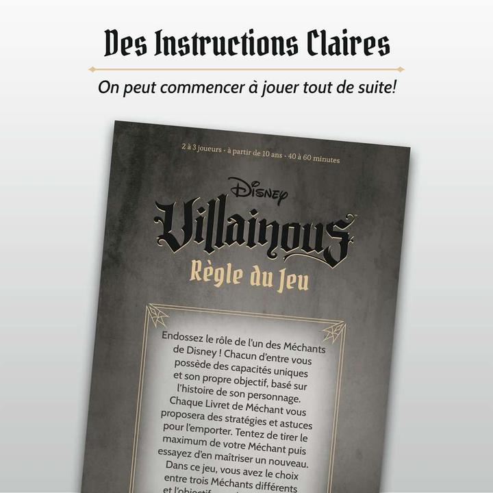Actual product image Ravensburger Disney Villainous- Extension 1 (French)