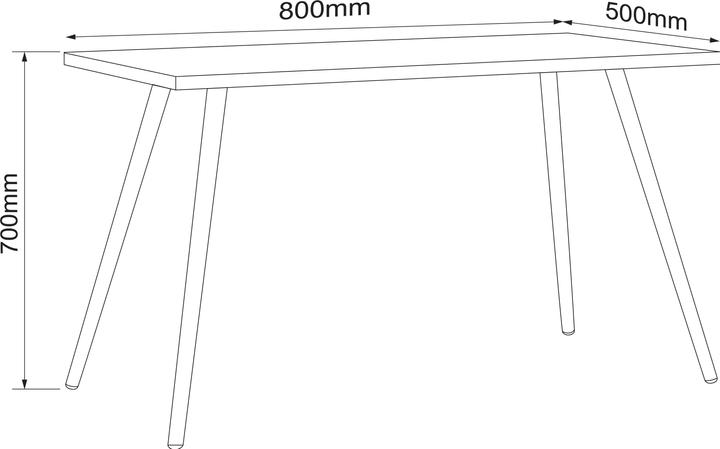 Image du produit VCM Holz Schreibtisch Bürotisch Salia 80x50