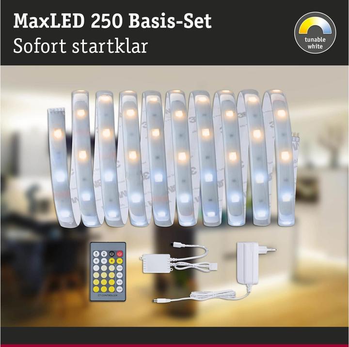 Produktbild Paulmann MaxLED 250 Stripe Set (Neutralweiss, Kaltweiss, Warmweiss, 300 cm, Indoor)
