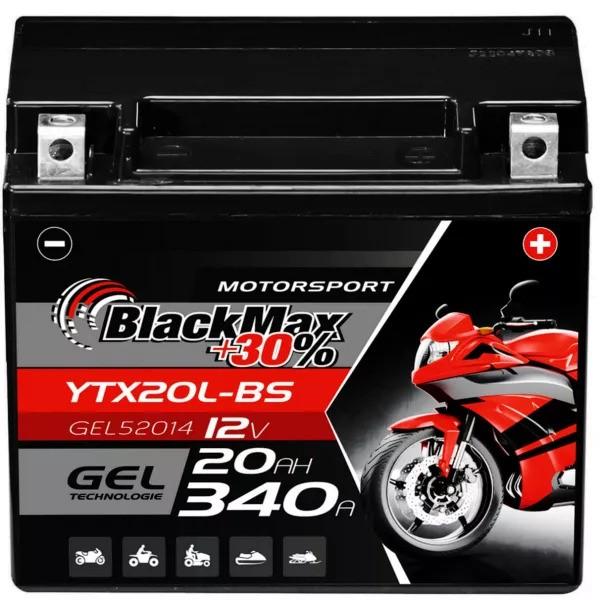Actual product image BlackMax YTX20L-BS (12 V, 20 Ah, 340 A)