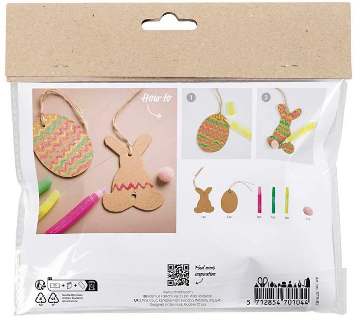 Actual product image Creativ Company Craft set egg and rabbit